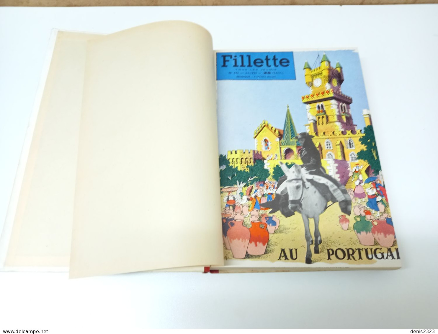 Recueil Des Magazines Fillette 1955 TTB Latouine Les Beaux Albums - Paquete De Libros