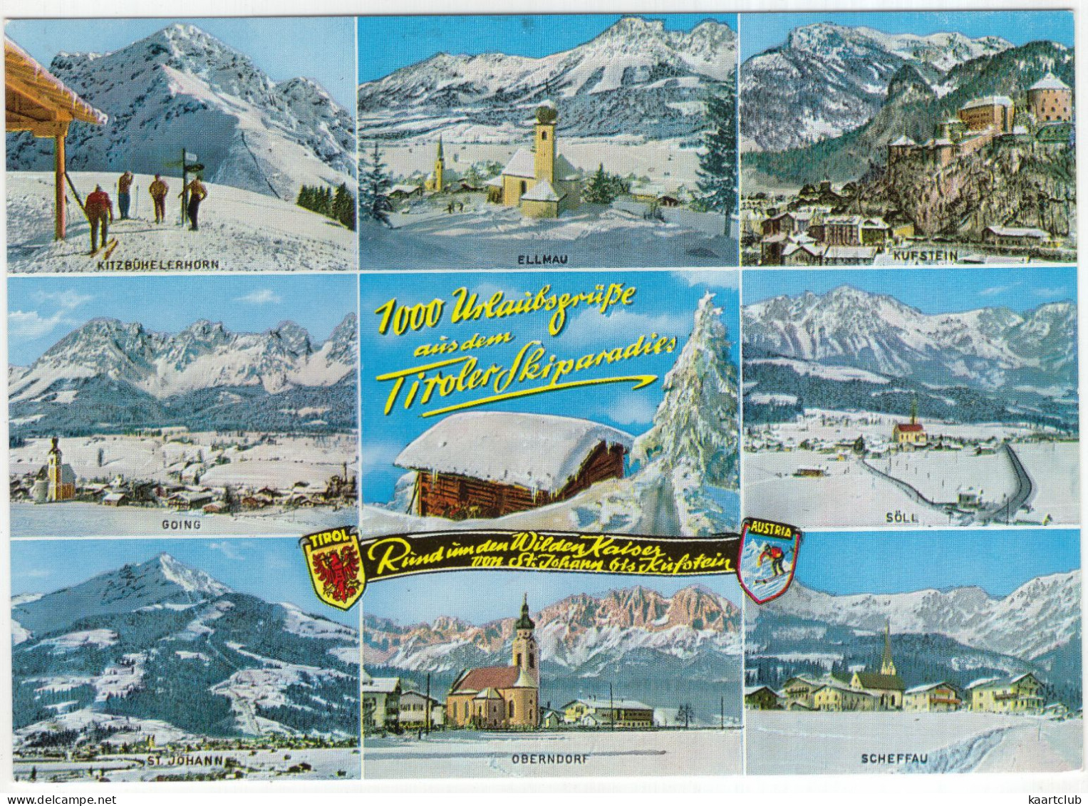 1000 Urlaubsgrüße Aus Dem Tiroler Skiparadies - Wilden Kaiser, St. Johann, Kufstein - (Tirol, Österreich/Austria) - St. Johann In Tirol