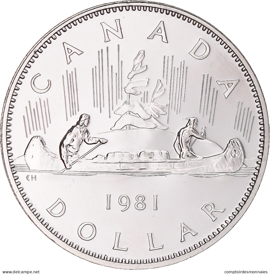 Monnaie, Canada, Elizabeth II, Dollar, 1981, Royal Canadian Mint, Ottawa, BU - Canada