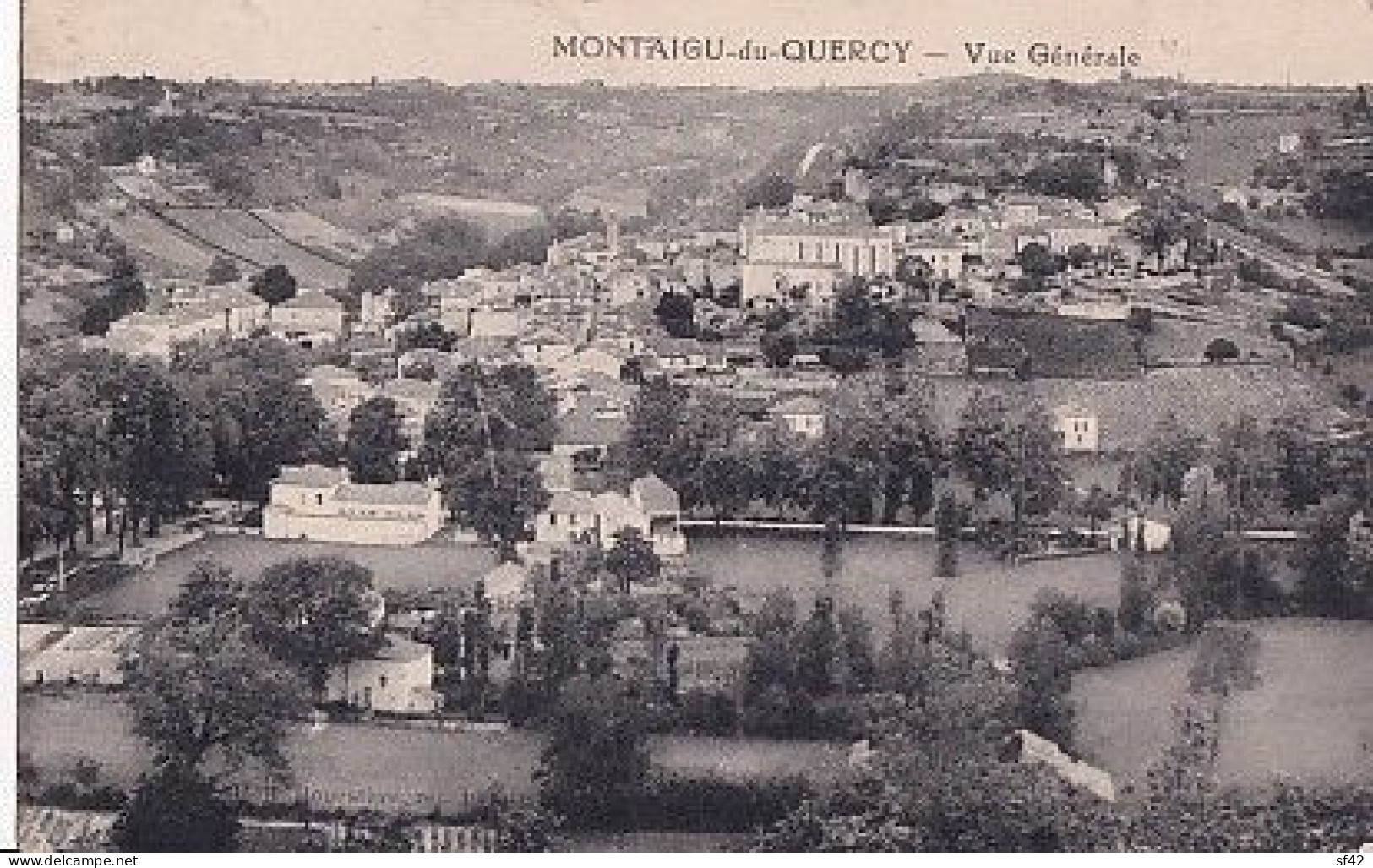 MONTAIGU DU QUERCY                          VUE GENERALE - Montaigu De Quercy