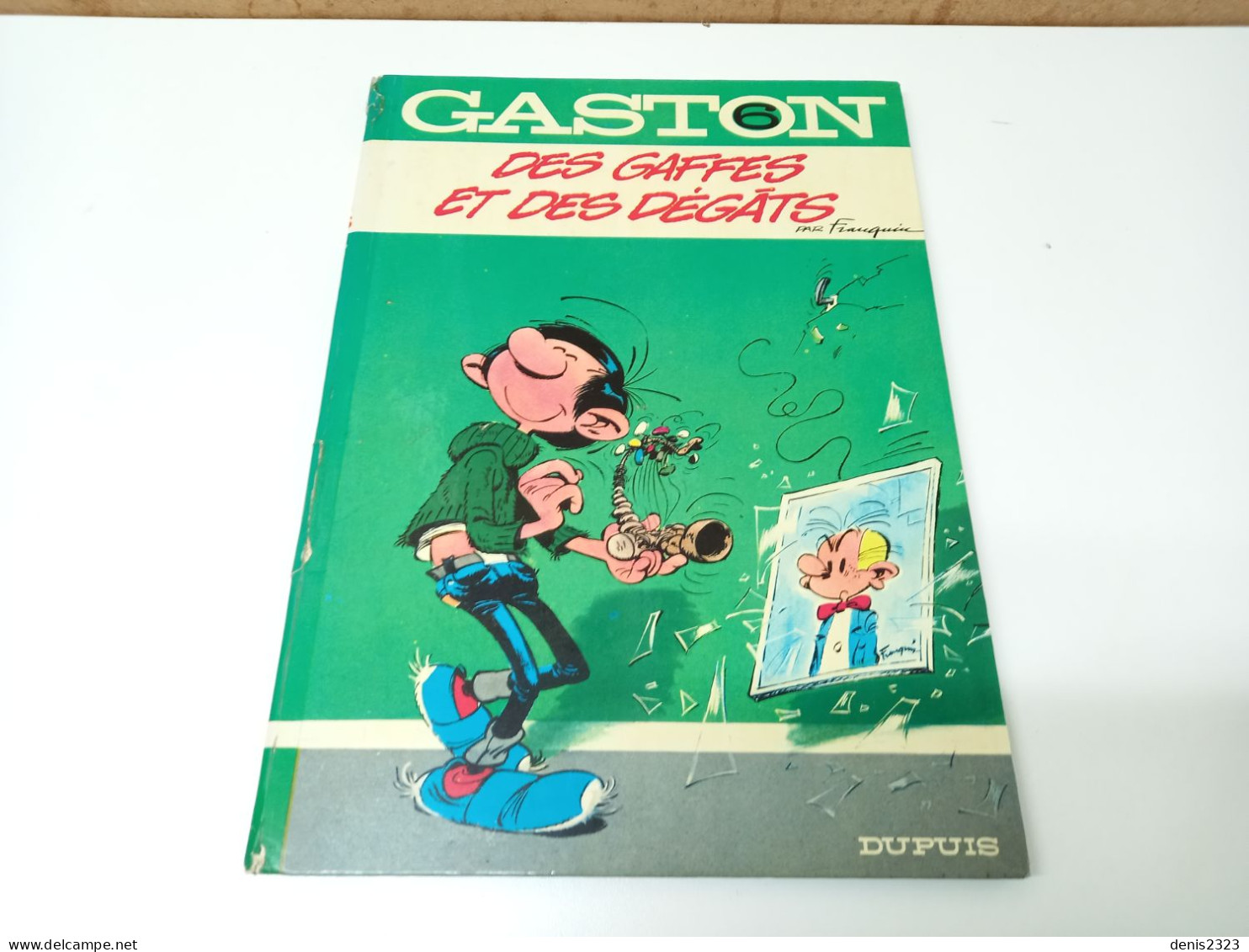 Gaston T6 Des Gaffes Et Des Dégâts T6 1973 Dos Rond - Gaston