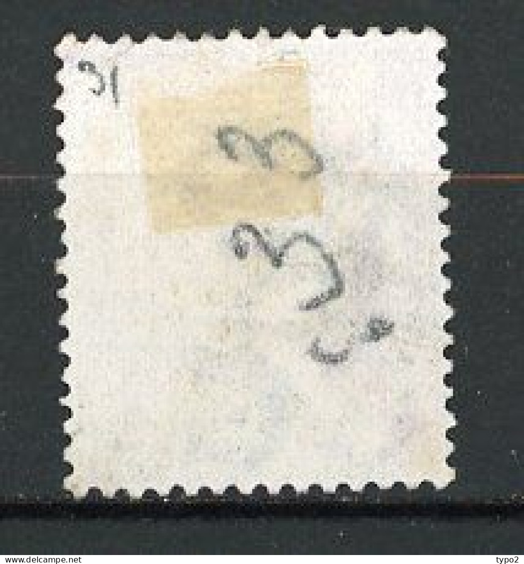 H-K  Yv. N° 31 ; SG N° 30 Fil CC (o)  10c Violet Victoria  Cote  20 Euro BE   2 Scans - Used Stamps