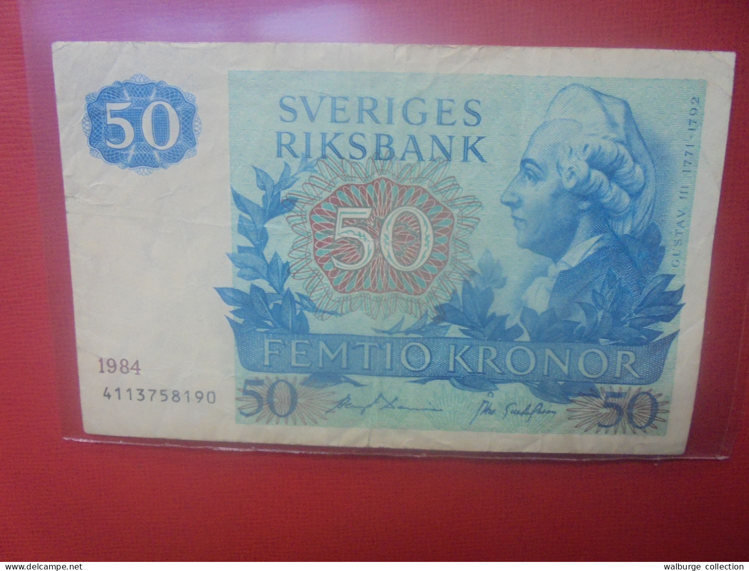 SUEDE 50 KRONOR 1984 Circuler (B.31) - Sweden