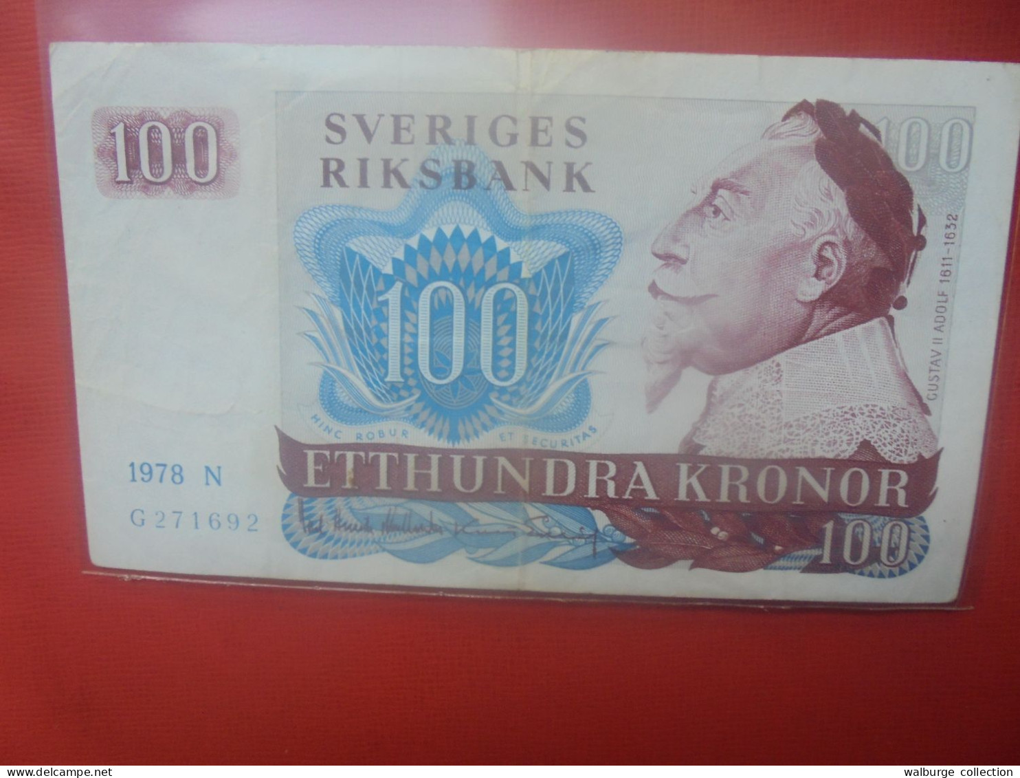 SUEDE 100 KRONOR 1978 Circuler (B.31) - Sweden