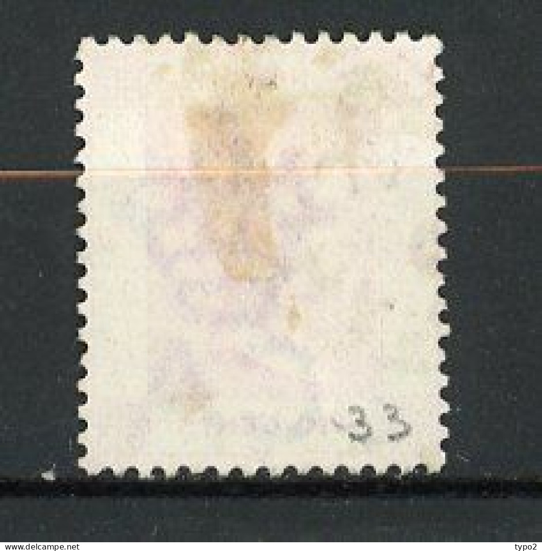 H-K  Yv. N° 33 ; SG N° 33 Fil CA (o)  2c Rose Carminé  Victoria  Cote  1 Euro BE   2 Scans - Used Stamps
