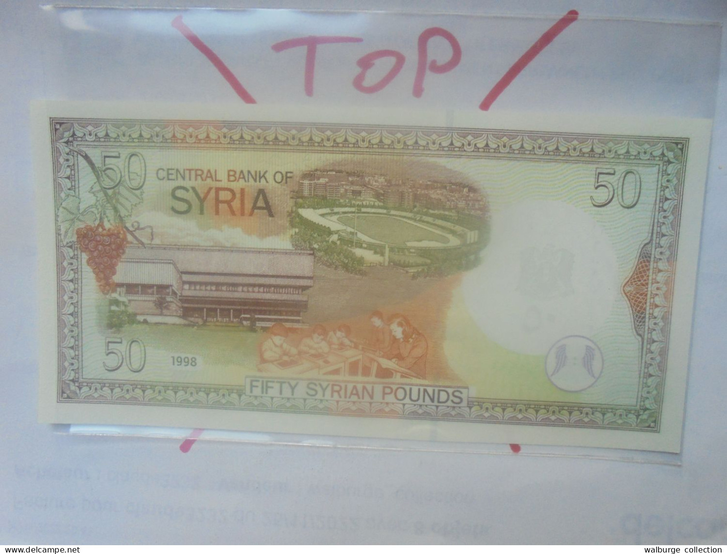 SYRIE 50 POUNDS 1998 Neuf (B.31) - Syrien