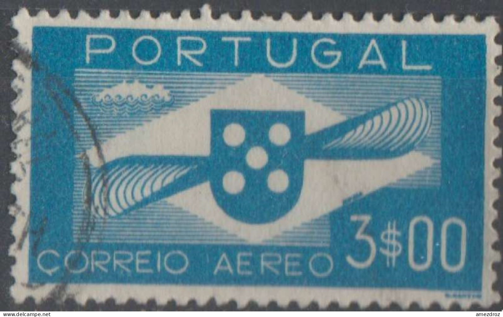 Portugal Poste Aérienne 1937-41 N° 4 (K1) - Gebruikt