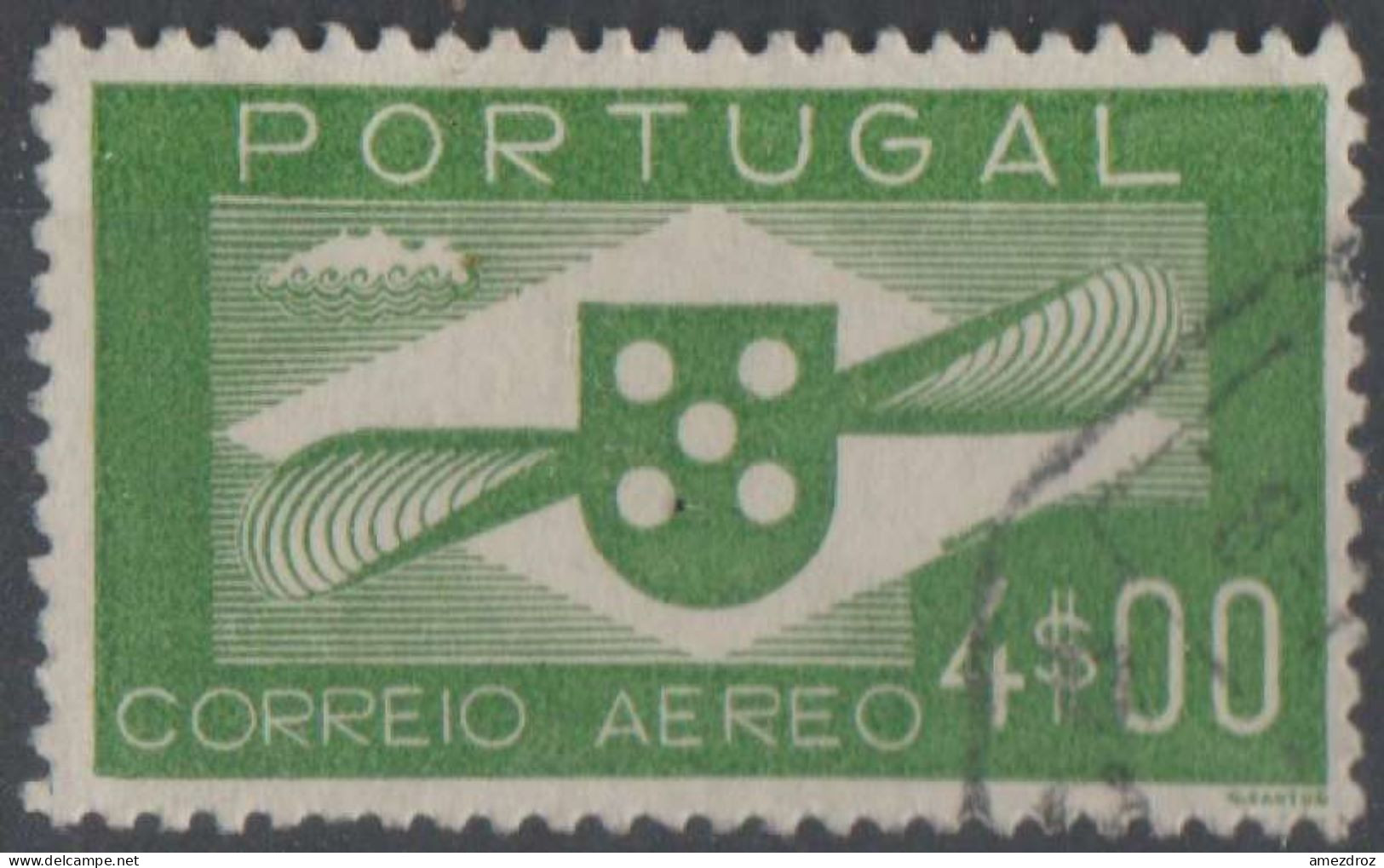 Portugal Poste Aérienne 1937-41 N° 5 (K1) - Used Stamps