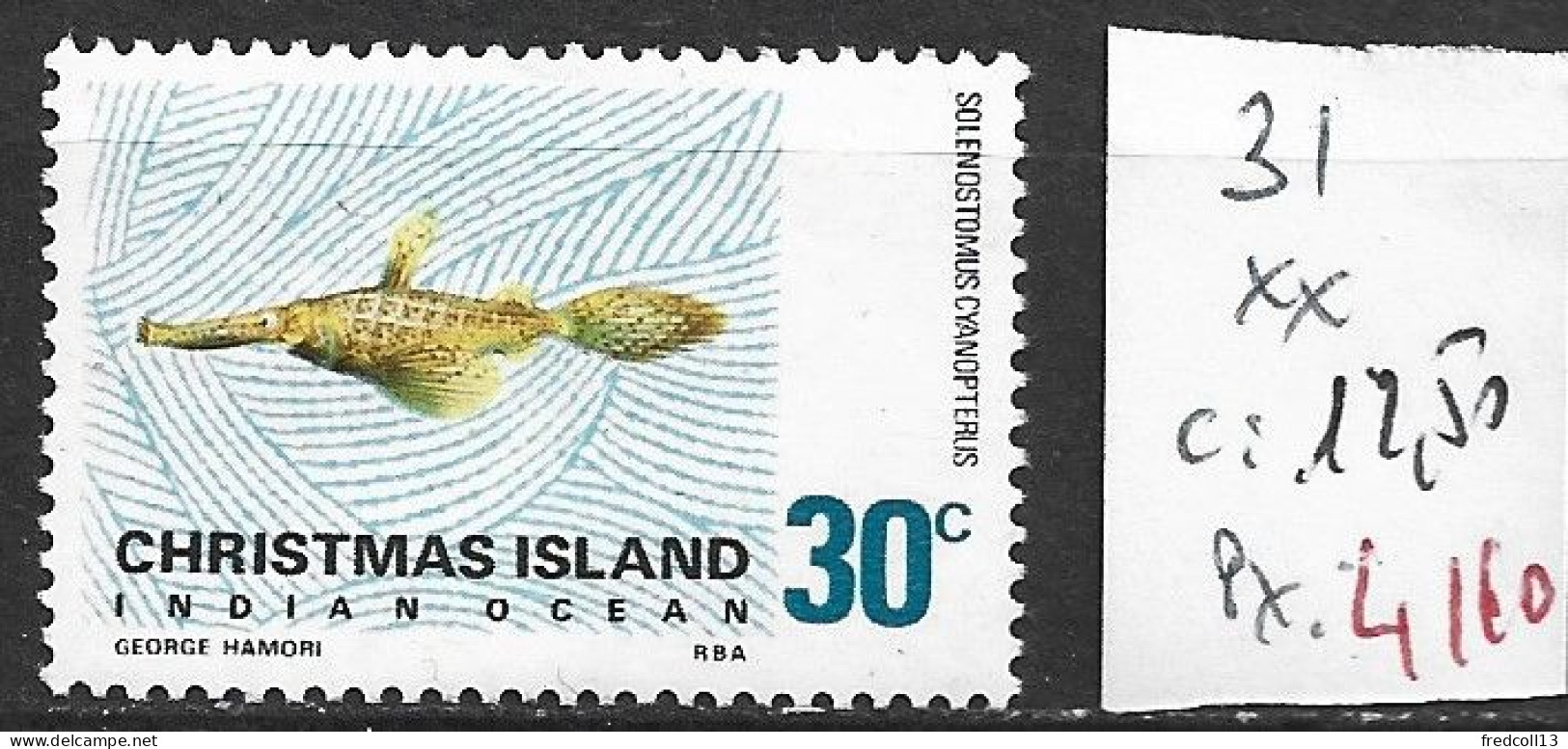 CHRISTMAS 31 ** Côte 12.50 € - Christmas Island