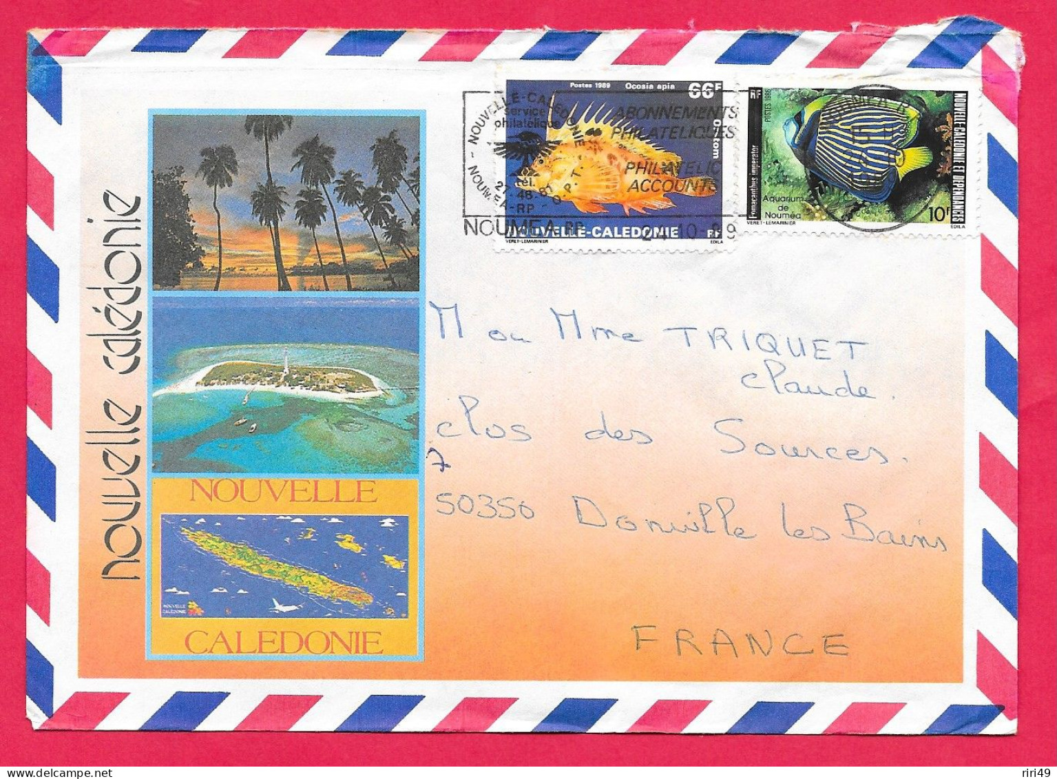 Enveloppe Nouvelle Calédonie, 1981, Recto Verso Voir Scanne PLUS TIMBRES - Storia Postale