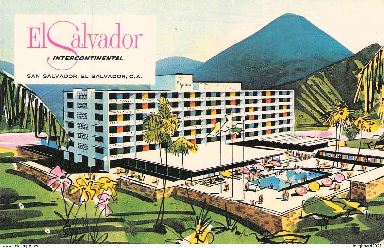 EL SALVADOR - PICTURE POSTCARD 1958 - BERLIN /1379 - Salvador