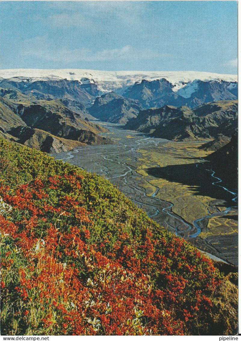 Iceland Postcard Sent To Sweden 30-7-1985 (Valahnukur) - Islande