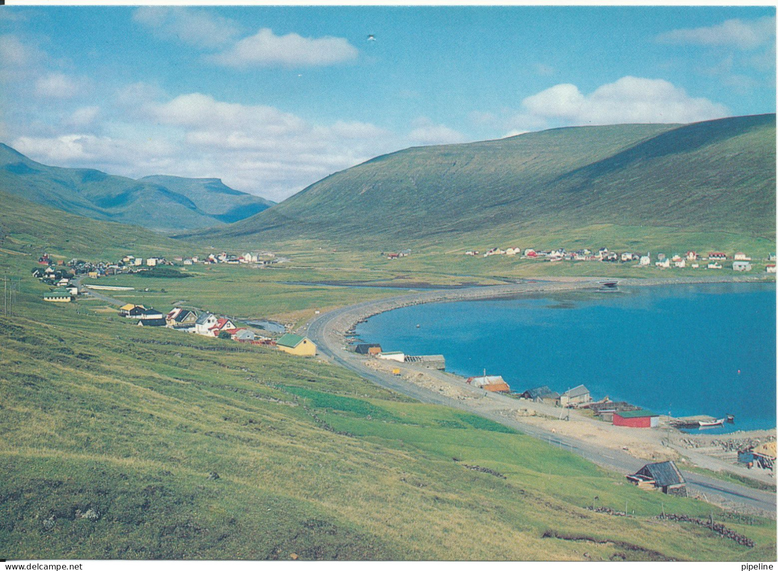 Faroe Islands Postcard Sent To Denmark Torshavn 17-10-1995 Hvalvik-Streymnes - Féroé (Iles)