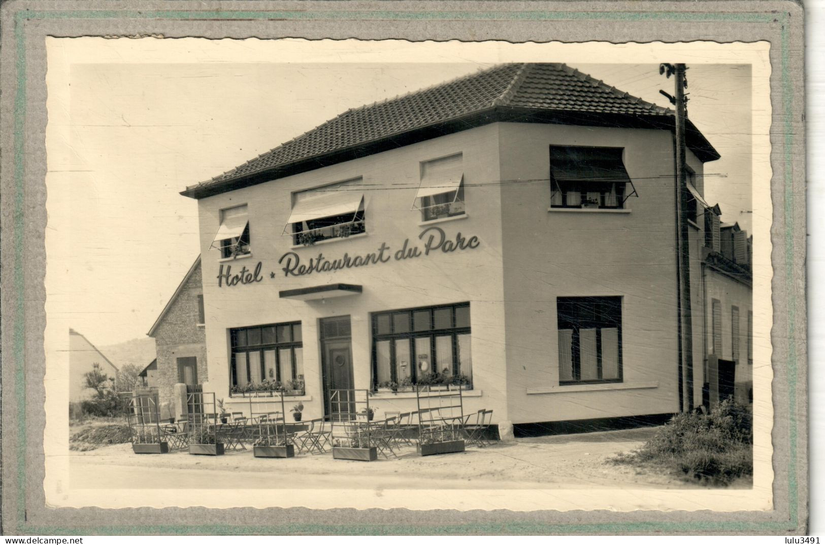 CPSM - WINTZENHEIM (68) - Carte-Photo - Aspect De L'Hôtel-Restaurant Du Parc En 1961 - Wintzenheim