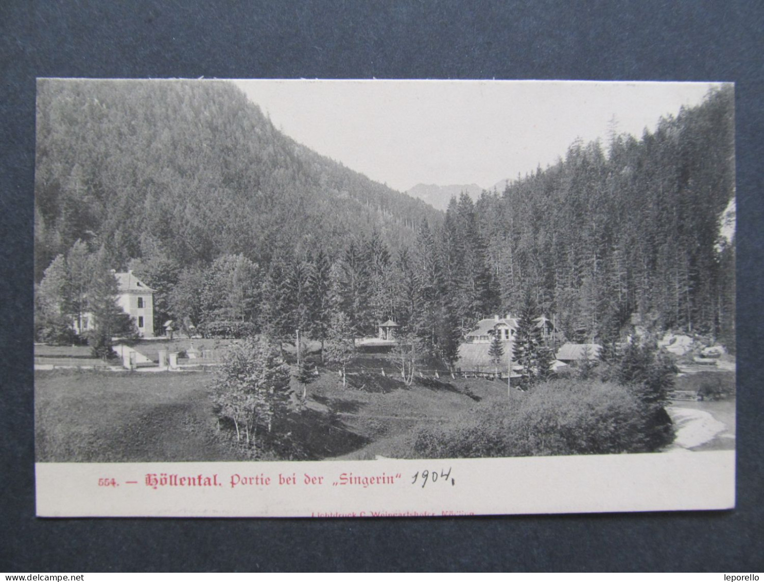 AK Höllental NÖ Rax Partie Bei Der Singerin Ca. 1900 // D*57529 - Raxgebiet