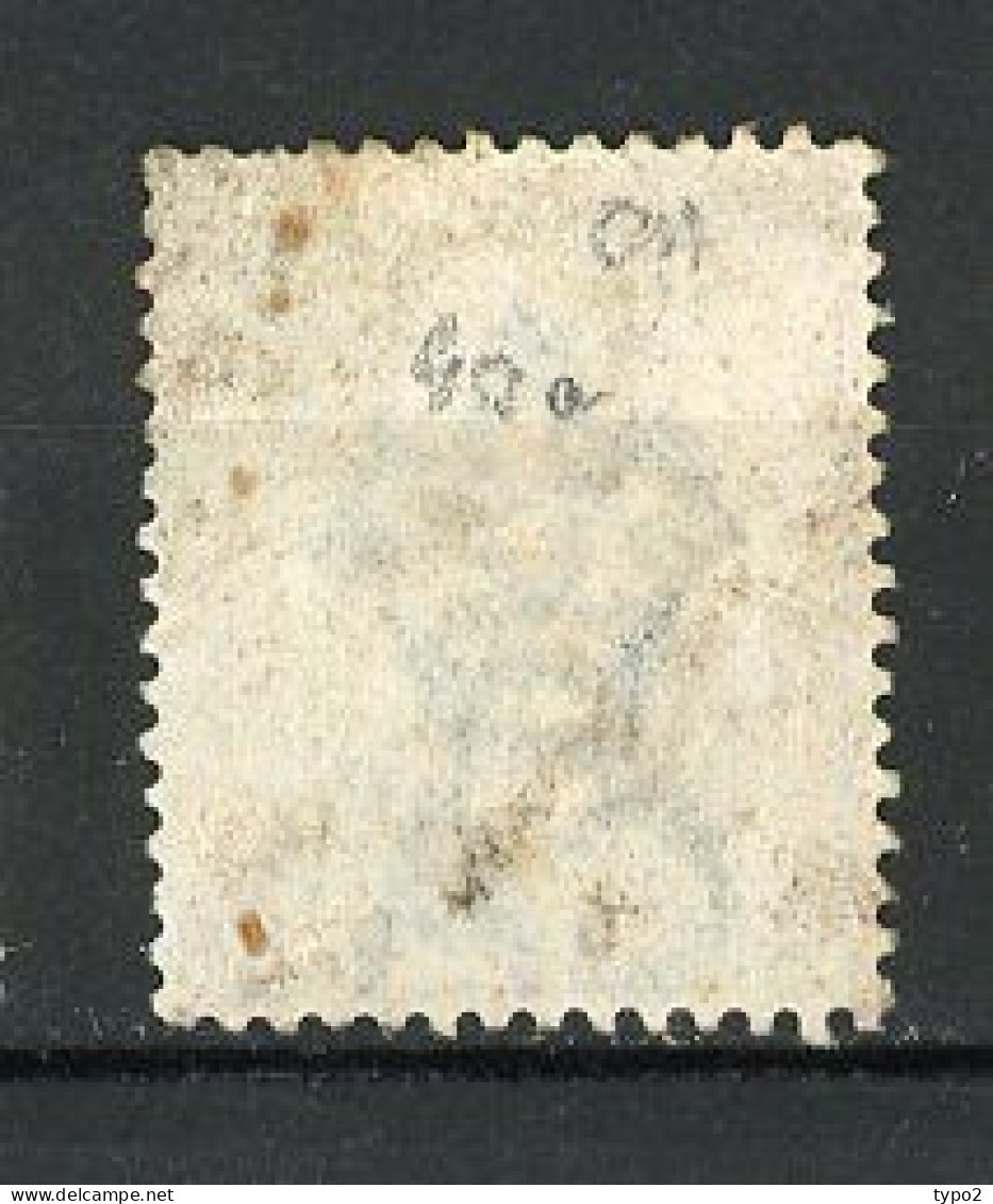 H-K  Yv. N° 40 ; SG N° 37 Fil CA (o)  10c Vert Victoria  Cote  2,5 Euro BE   2 Scans - Used Stamps
