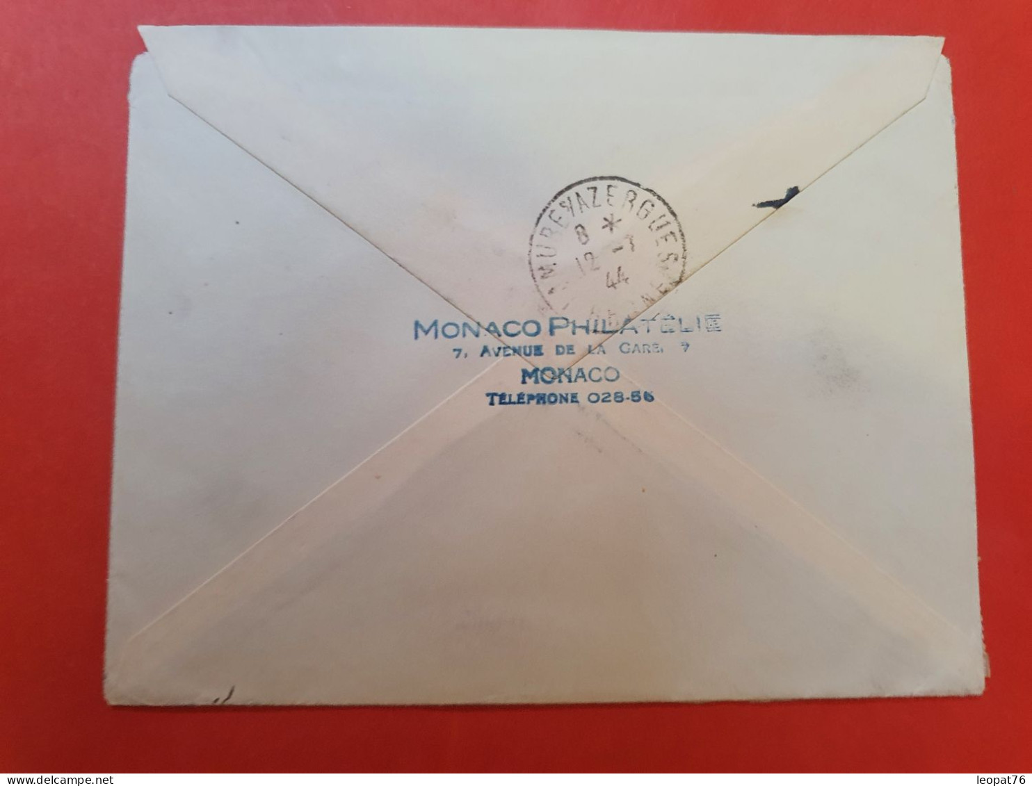 Monaco - Enveloppe En Recommandé Pour La Mure Sur Azergues En 1944 - D 283 - Storia Postale