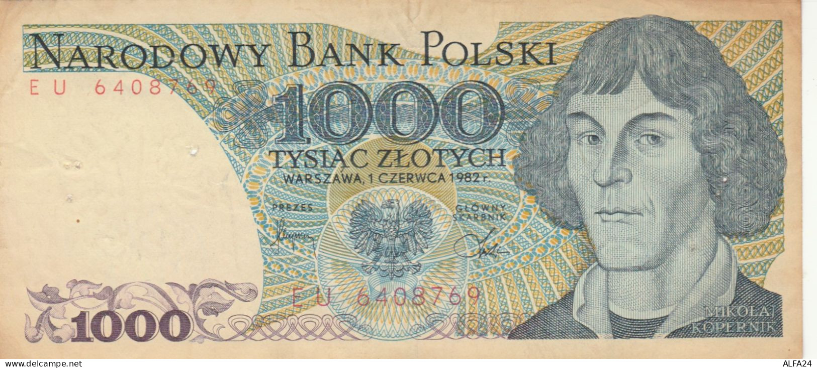 BANCONOTA POLONIA 1000 EF (RY1476 - Pologne