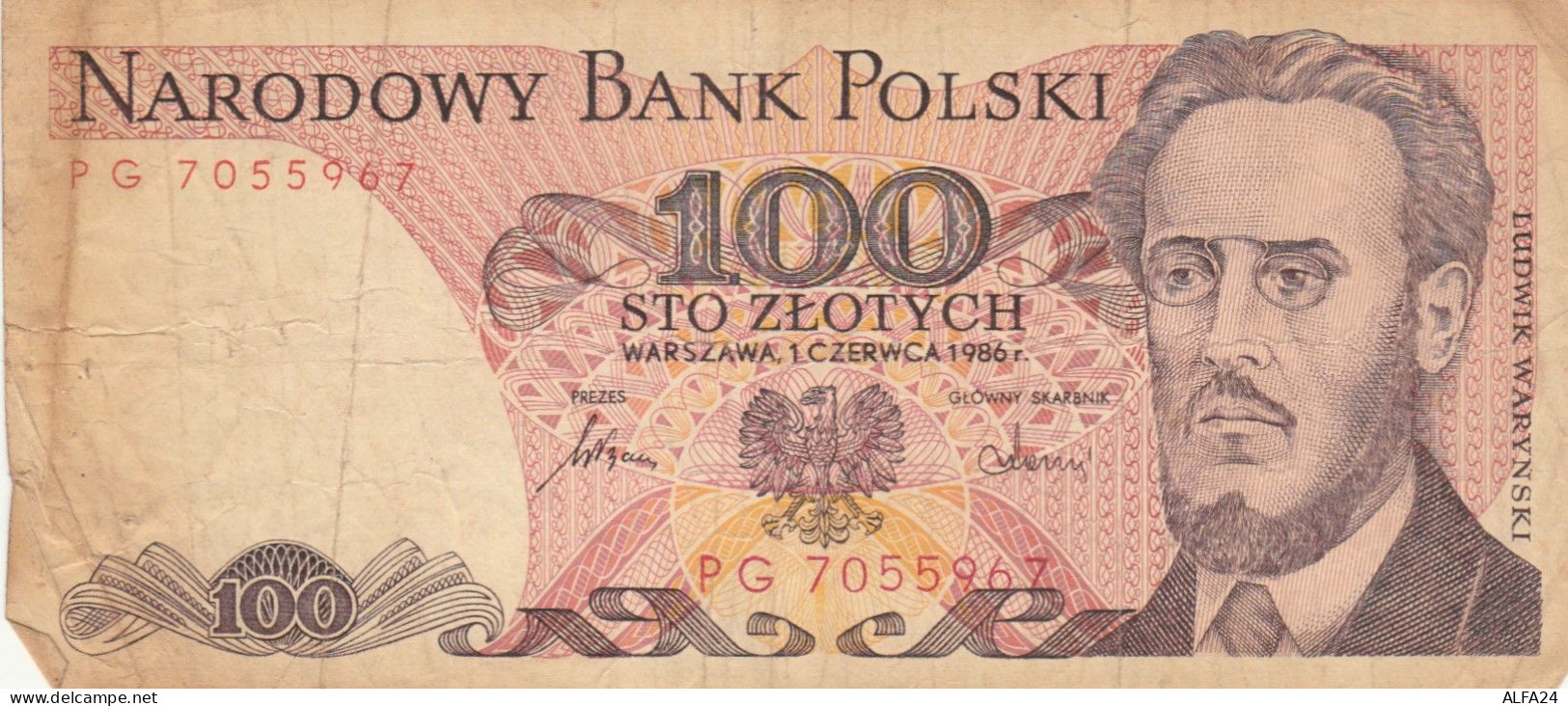 BANCONOTA POLONIA 100 VF (RY1536 - Pologne