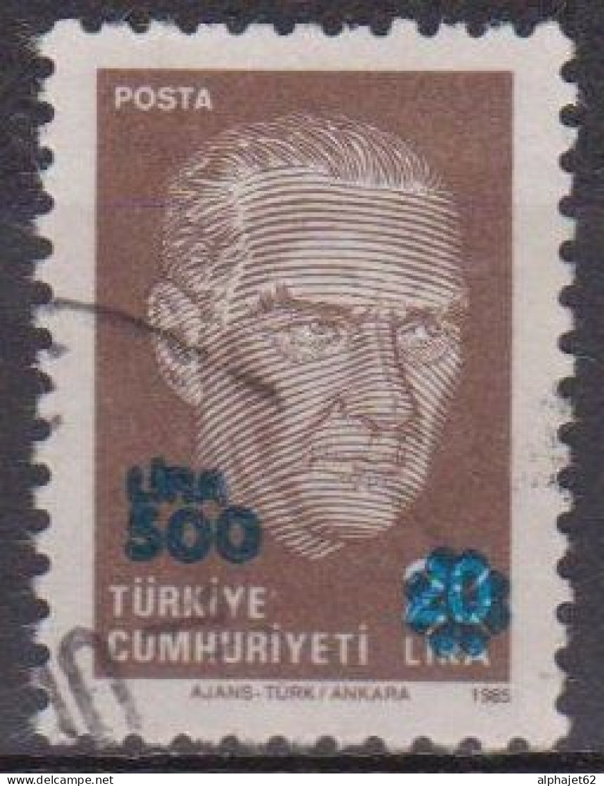 Kemal Ataturk - TURQUIE - Surchargé - N° 2612 - 1989 - Usados