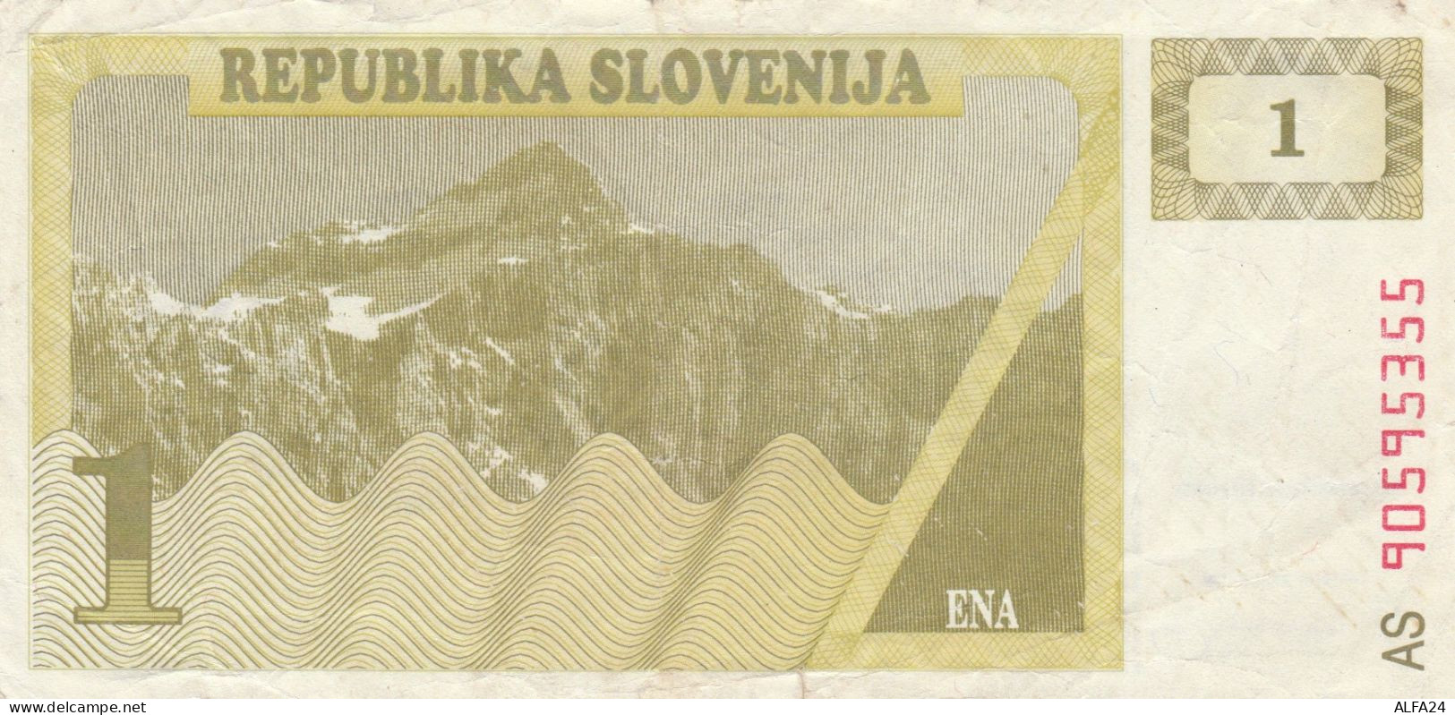 BANCONOTA SLOVENIA 1 VF (RY1508 - Slovenia