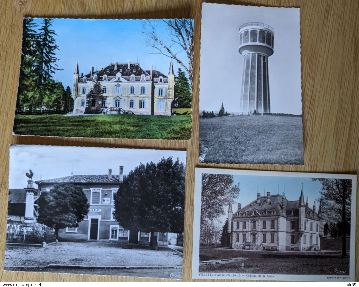 Villette D'Anthon Maison De Retraite La Serra, La Mairie Et Les écoles, Le Château D'eau - Sonstige & Ohne Zuordnung