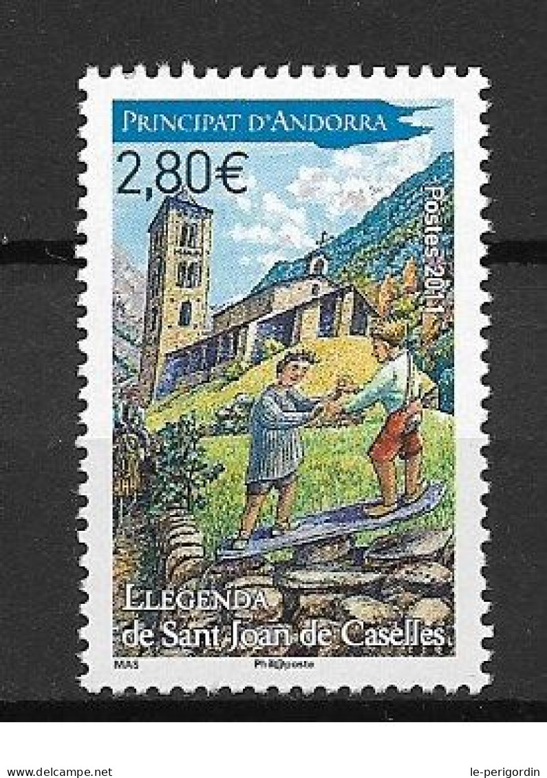 ANDORRE FR ,  No 704 , NEUF , ** , SANS CHARNIERE, TTB . - Unused Stamps