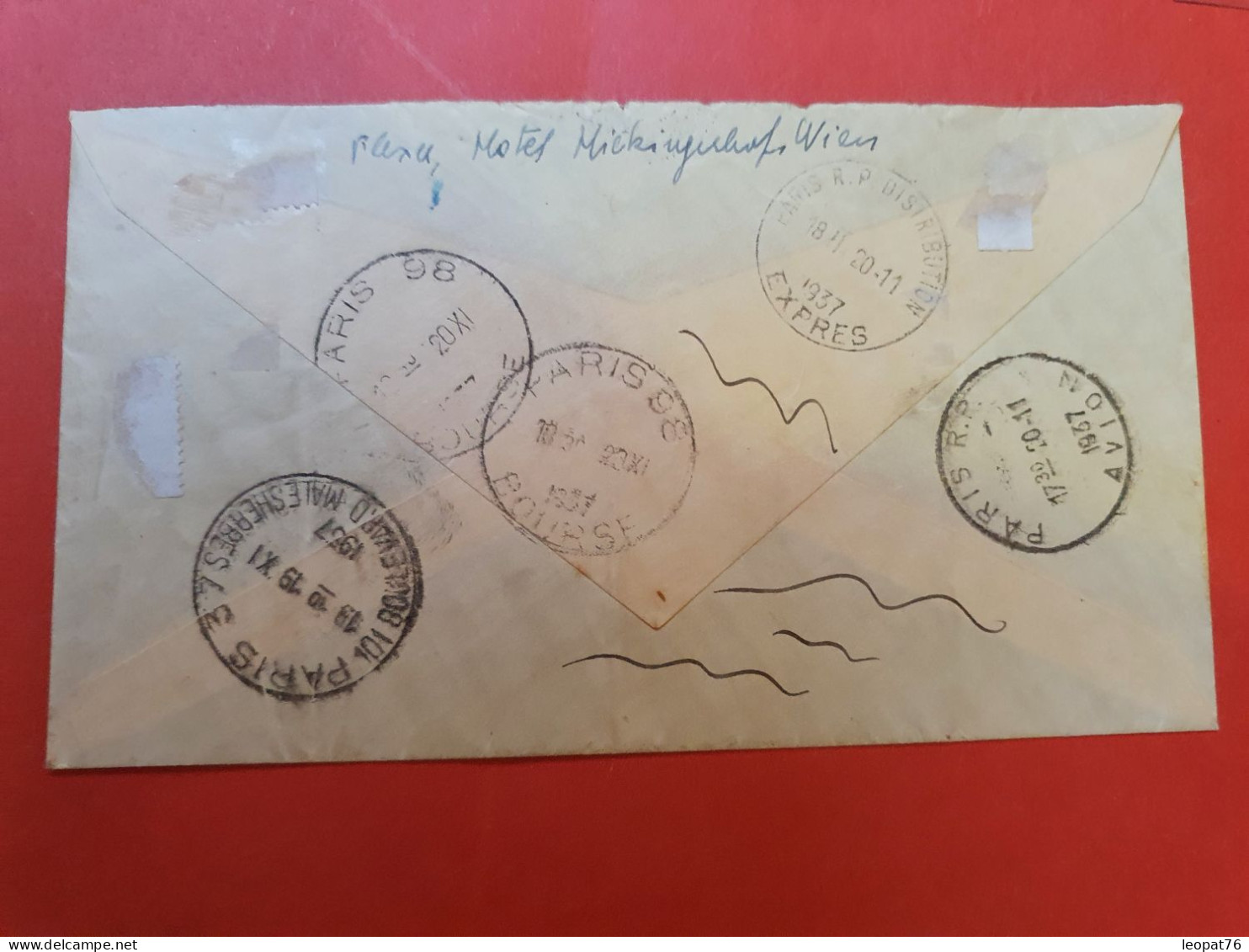 Autriche - Enveloppe En Exprès Et Par Avion Pour La France En 1937- D 292 - Lettres & Documents