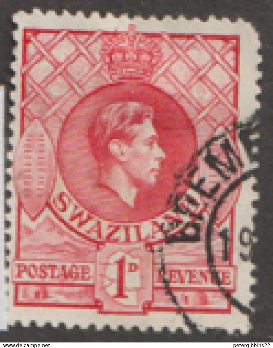 Swaziland  1938   SG 29  1d  Perf  13.1/2 X13  Fine Used - Swaziland (...-1967)