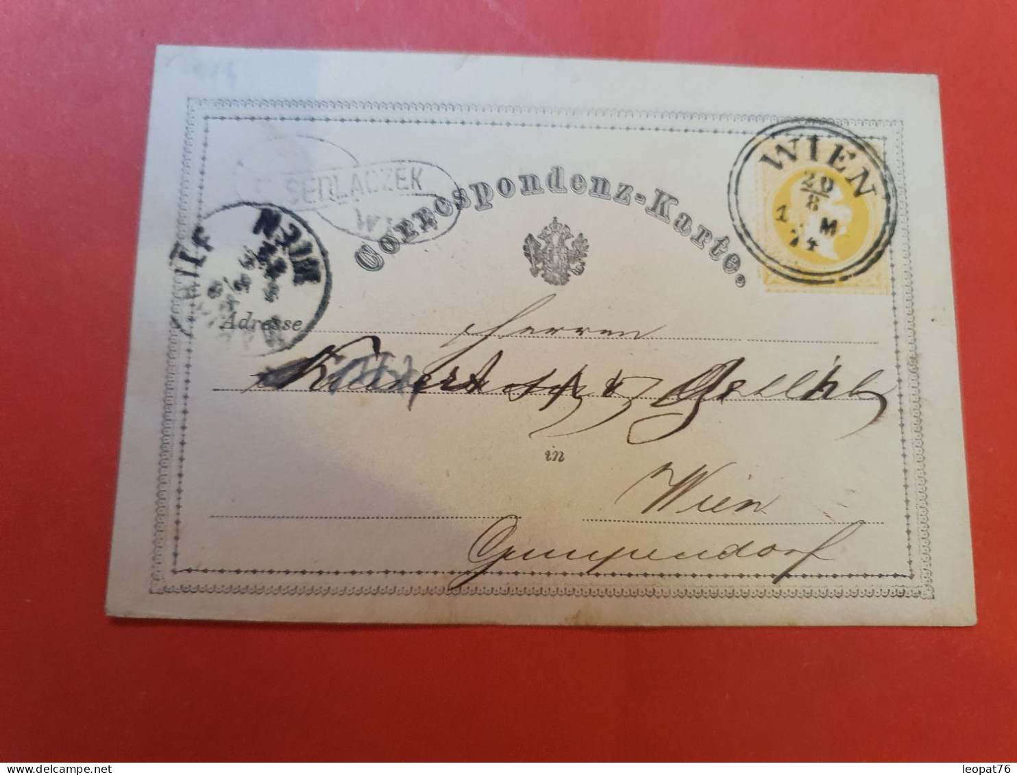 Autriche - Entier Postal De Wien Pour Wien En 1874 - D 303 - Cartes Postales
