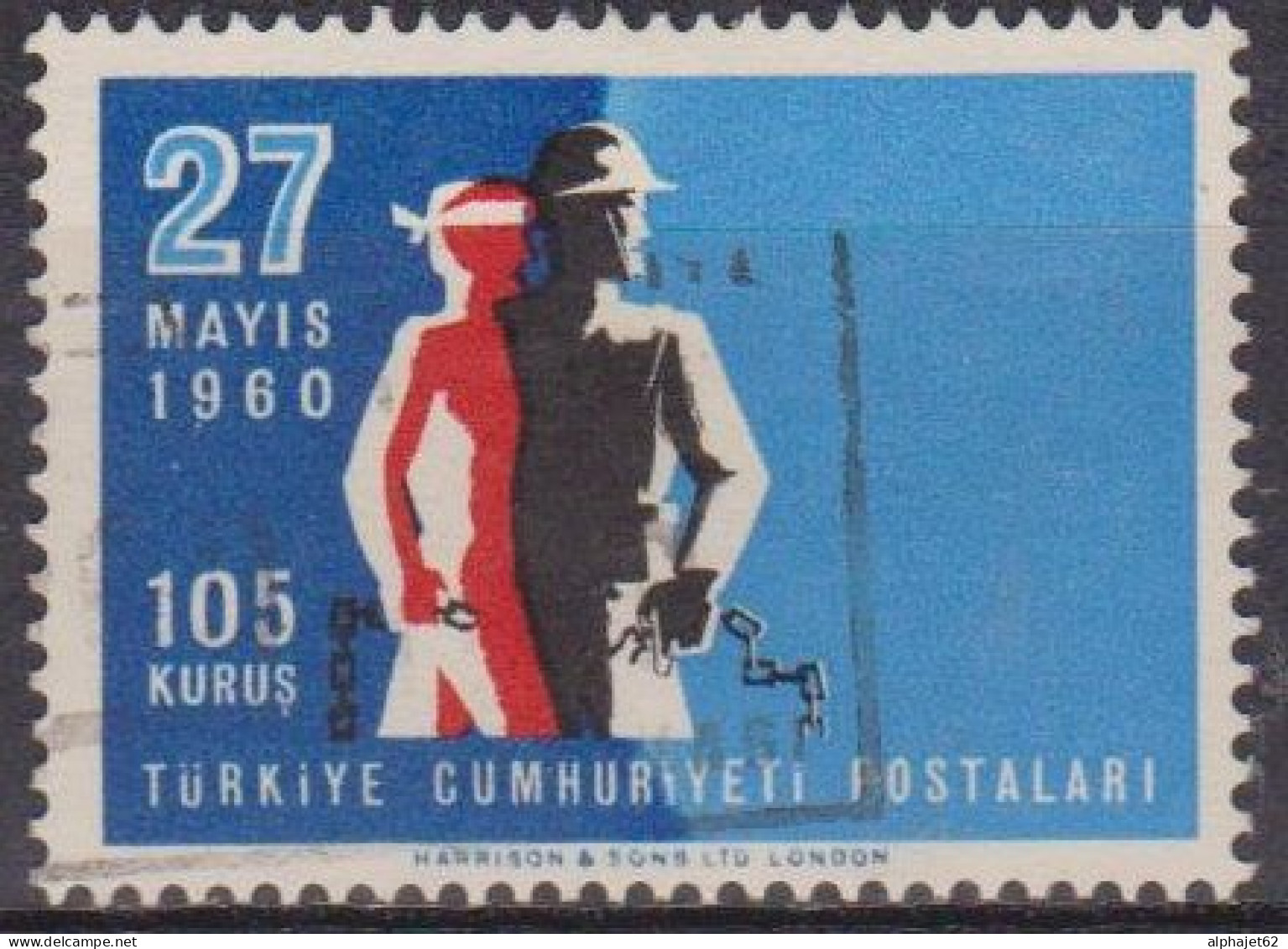 Révolution Du 27 Mai - TURQUIE - Libération - N° 1581 - 1960 - Usati