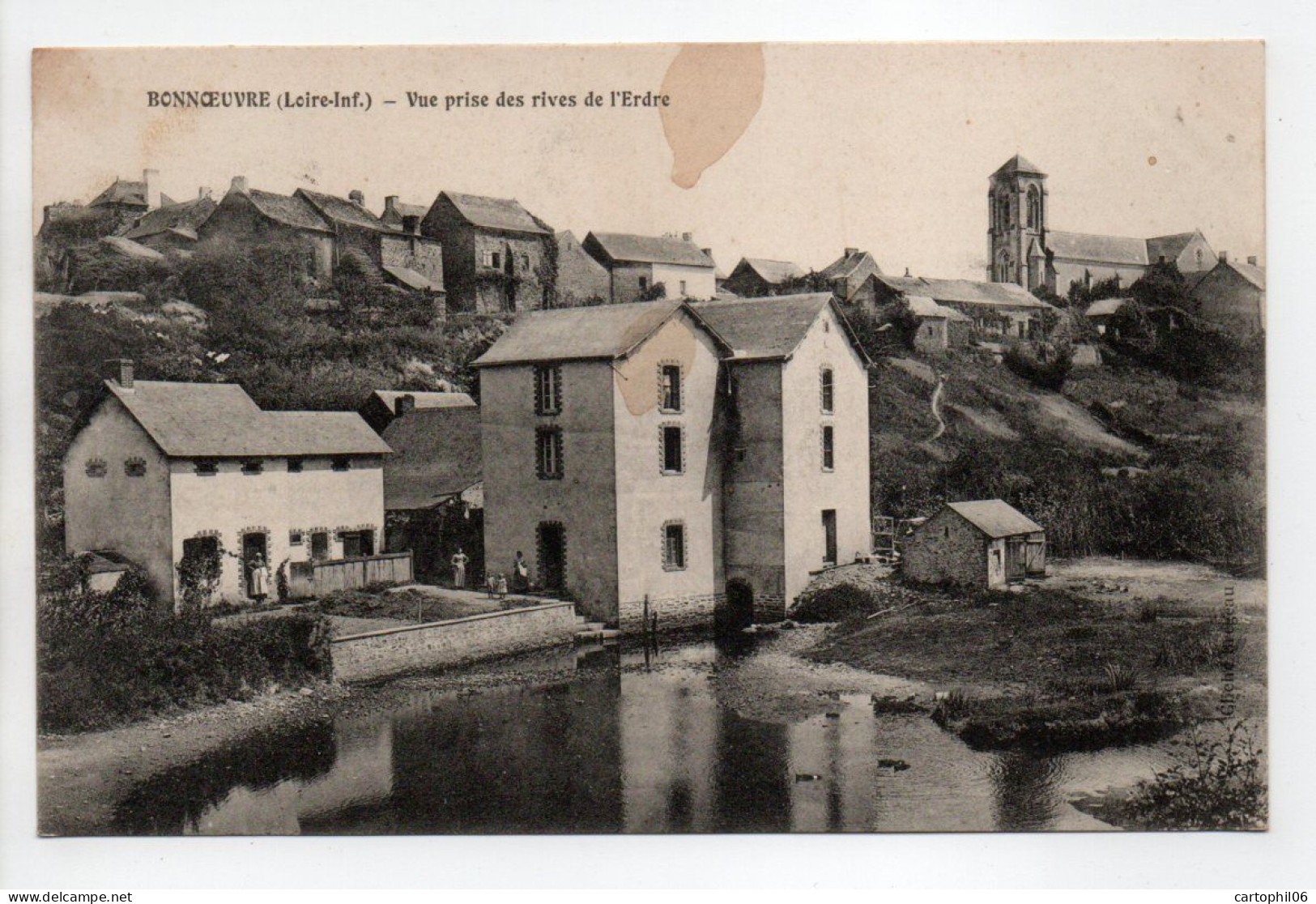 - CPA BONNOEUVRE (44) - Vue Prise Des Rives De L'Erdre - Cliché Brégeau - - Sonstige & Ohne Zuordnung