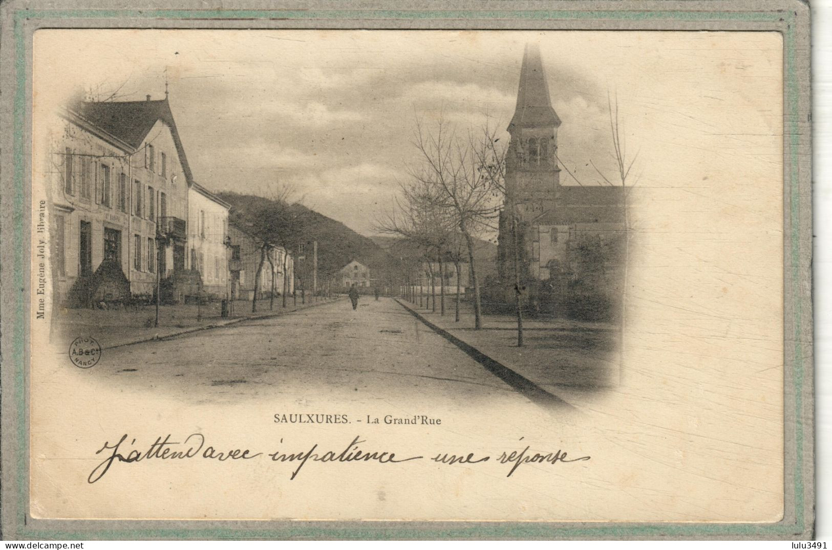 CPA - SAULXURES-sur-MOSELOTTE (88) - Aspect De La Grande Rue En 1900 - Saulxures Sur Moselotte