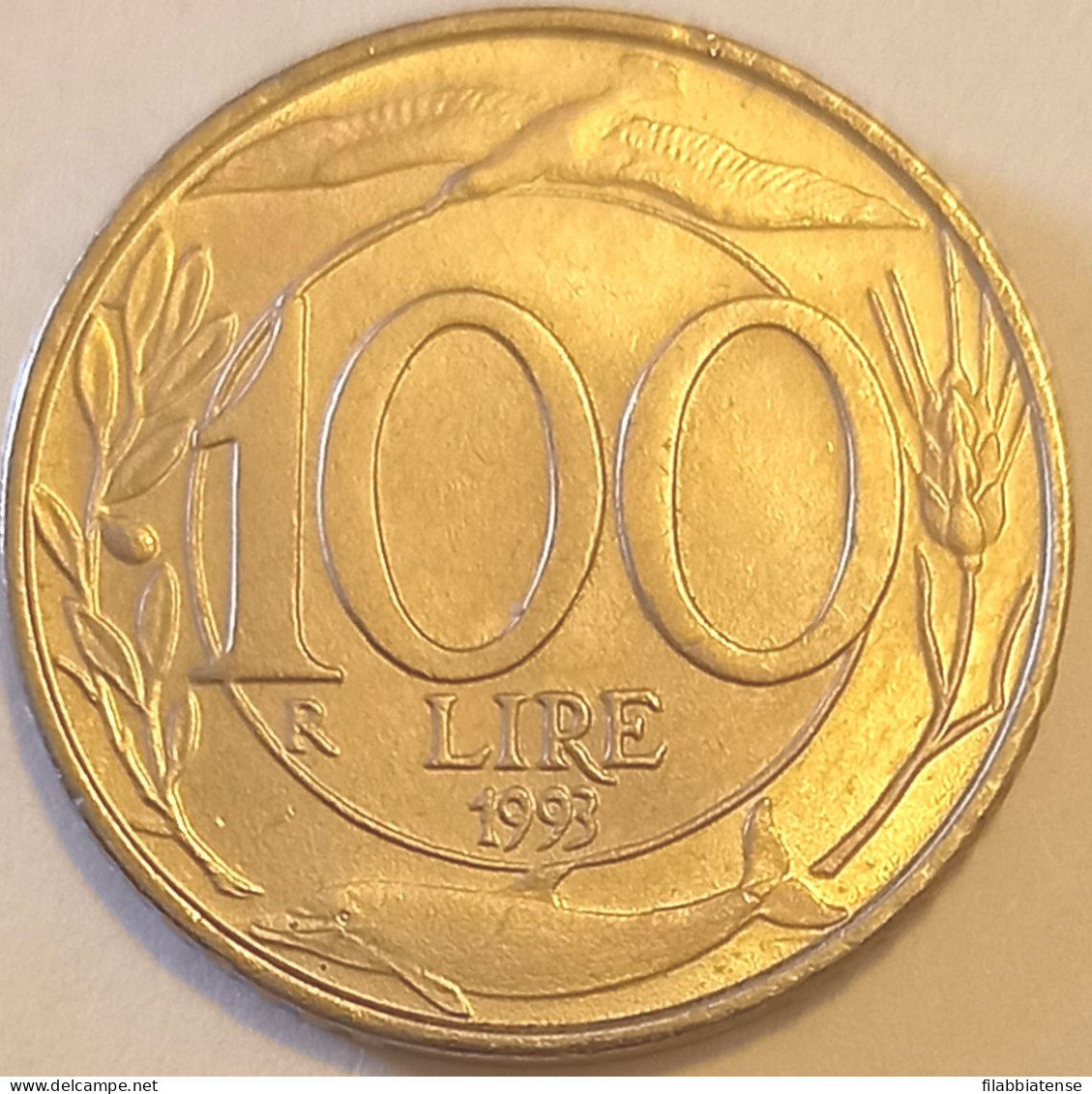 1993 - Italia 100 Lire   ------ - 100 Lire