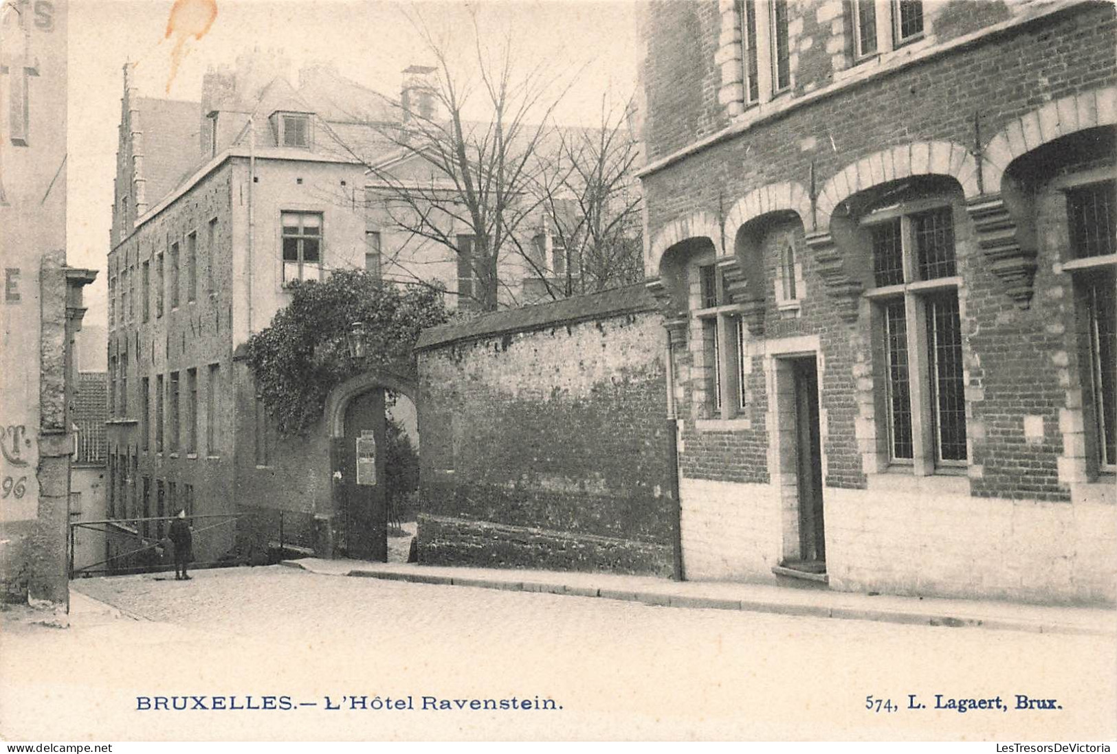 BELGIQUE - Bruxelles - L'hôtel Ravenstein - Carte Postale Ancienne - Cafés, Hotels, Restaurants