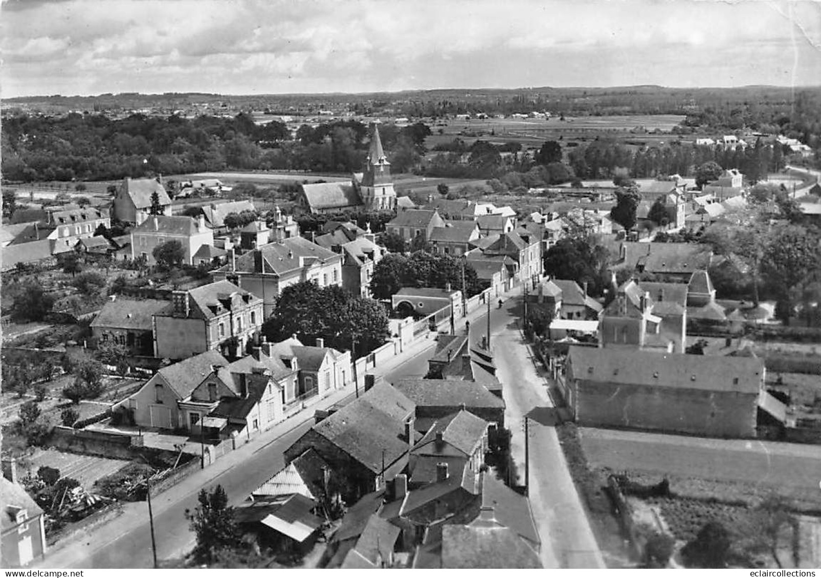 Andard           49     Vue  Aérienne. Route De Brain Sur L'Authion    10 X  15     (voir Scan) - Andere & Zonder Classificatie