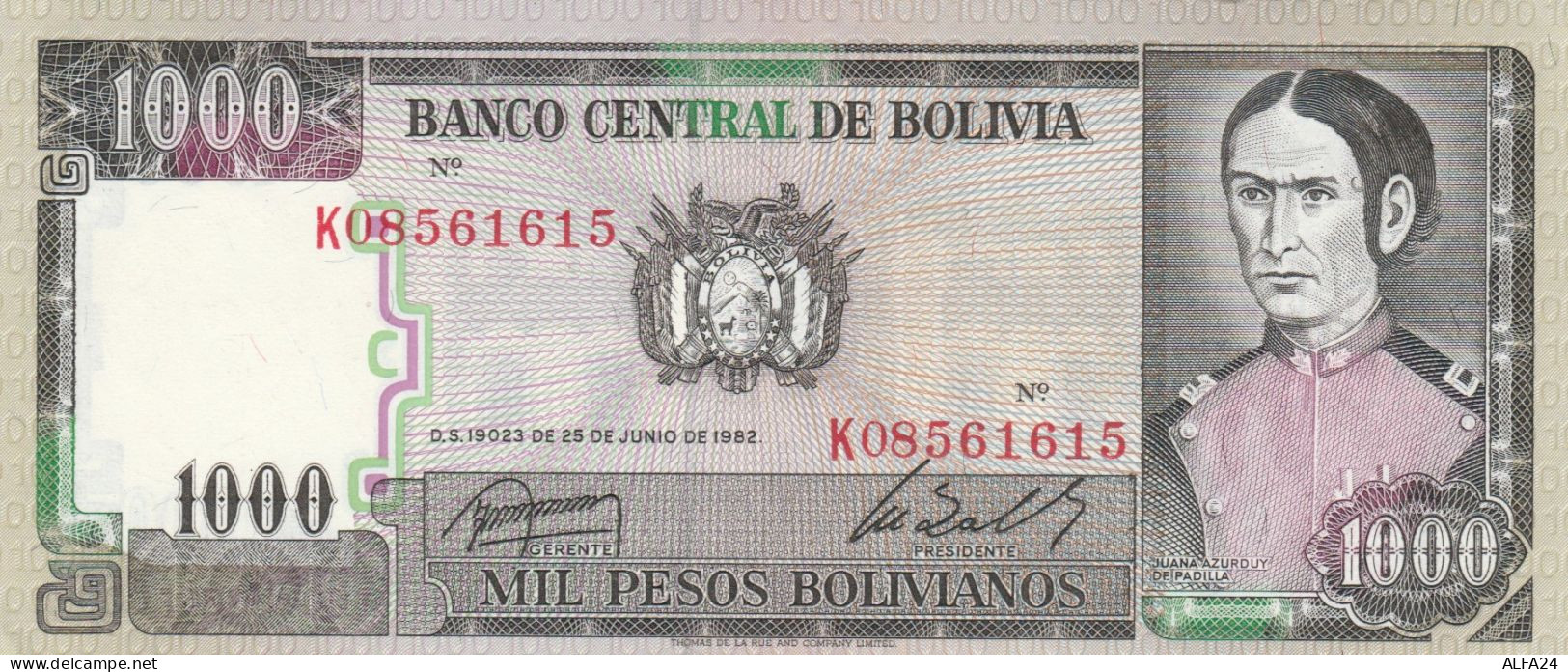 BANCONOTA BOLIVIA 1000 UNC (RY2752 - Bolivië