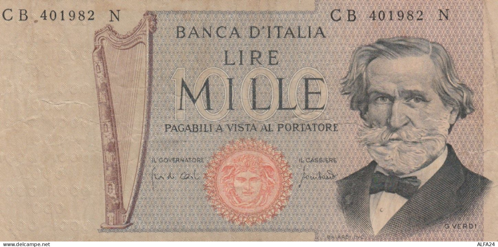 BANCONOTA ITALIA 1000 VERDI VF (RY2677 - 1000 Lire