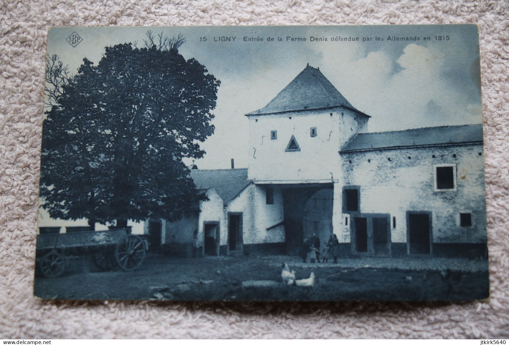 Ligny "Entrée De La Ferme Denis Défendue Par Les Allemands En 1815" - Sombreffe