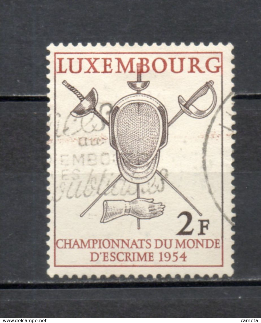 LUXEMBOURG    N° 482    OBLITERE   COTE 1.25€    SPORT ESCRIME - Used Stamps