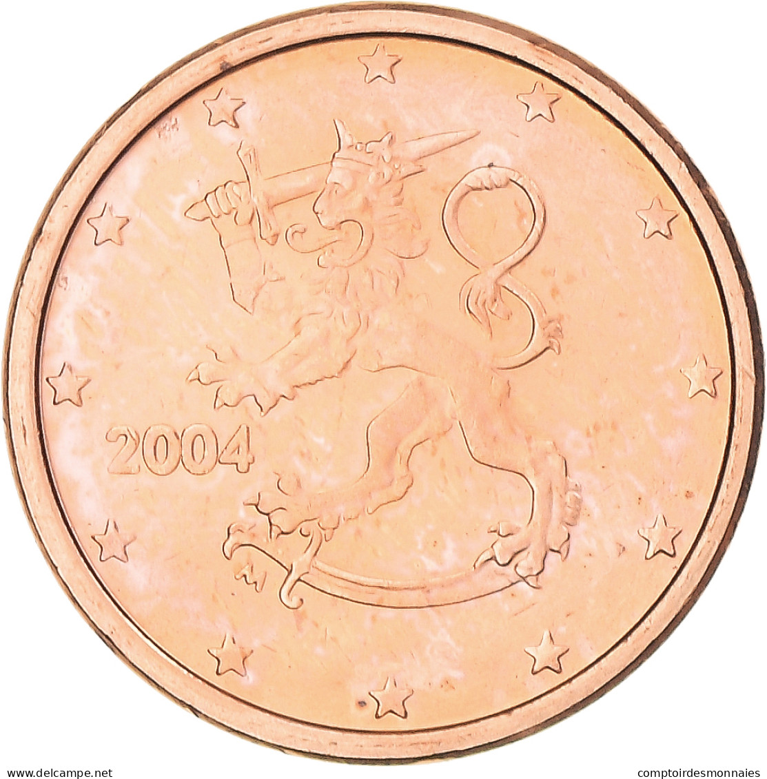 Finlande, Euro Cent, 2004, FDC, Cuivre Plaqué Acier - Finlandia