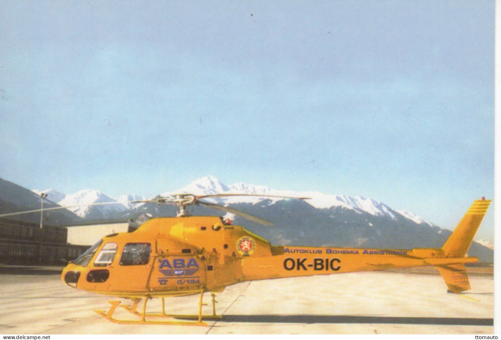 Eurocopter AS355F2 Ecureuil 2 Of Autoklub Bohemia Assistance- OK-BIC C/n5388 At Poprad 1996  - CPM - Helicopters