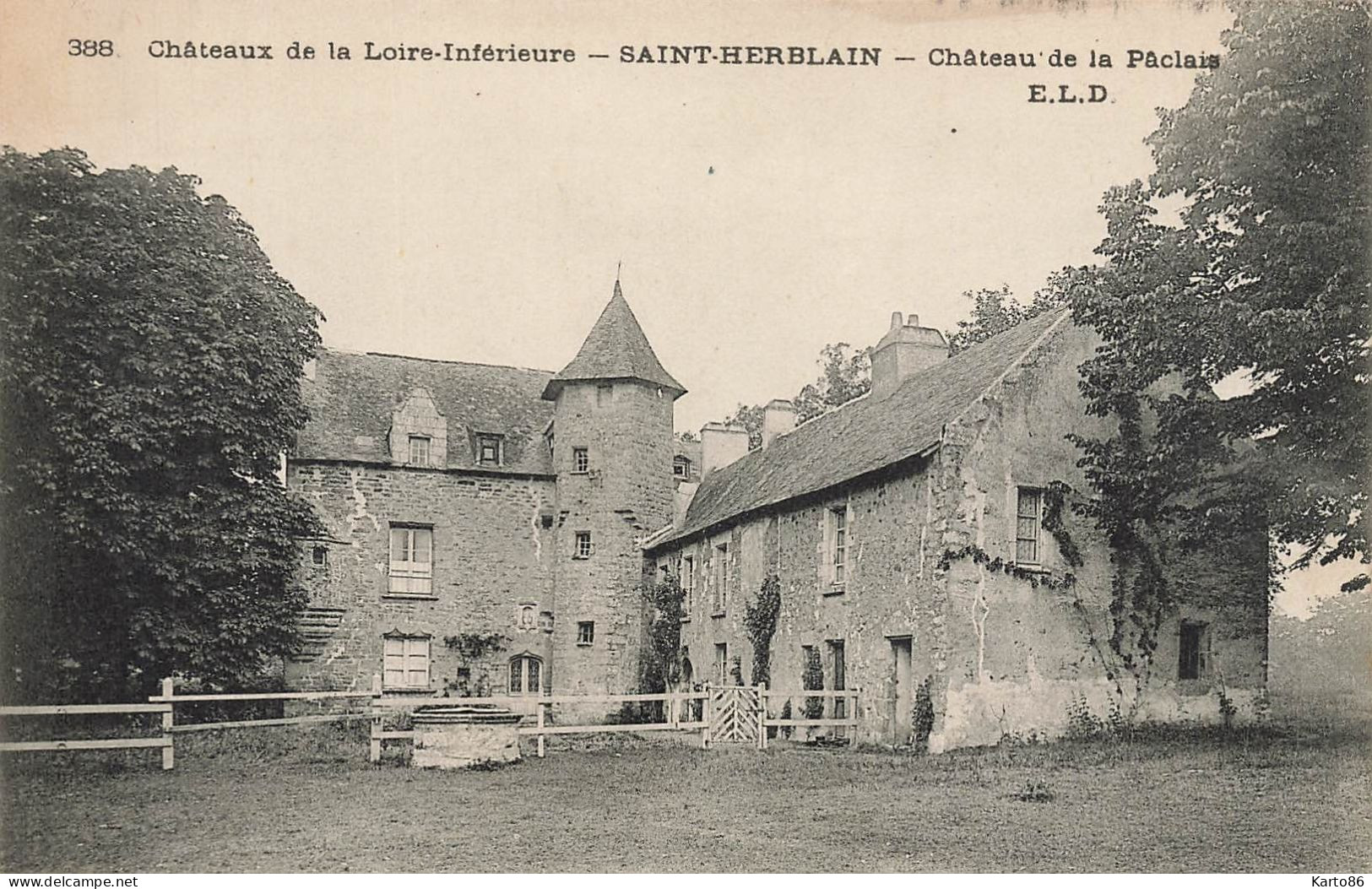 St Herblain * Château De La Paclais * Châteaux De La Loire Inférieure N°388 - Saint Herblain