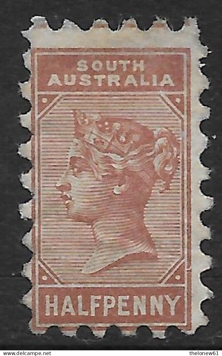 Australia 1883-1895 South Australia Queen Victoria ½P Perf10 Mi N.51 MH * - Mint Stamps