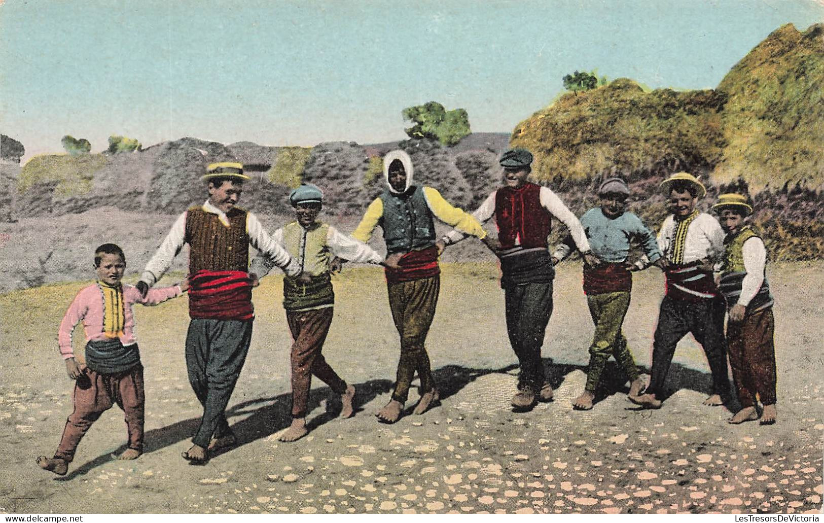 GRECE - Danses Macédoniennes - Tenues Traditionnelles - Colorisé - Carte Postale - Grèce