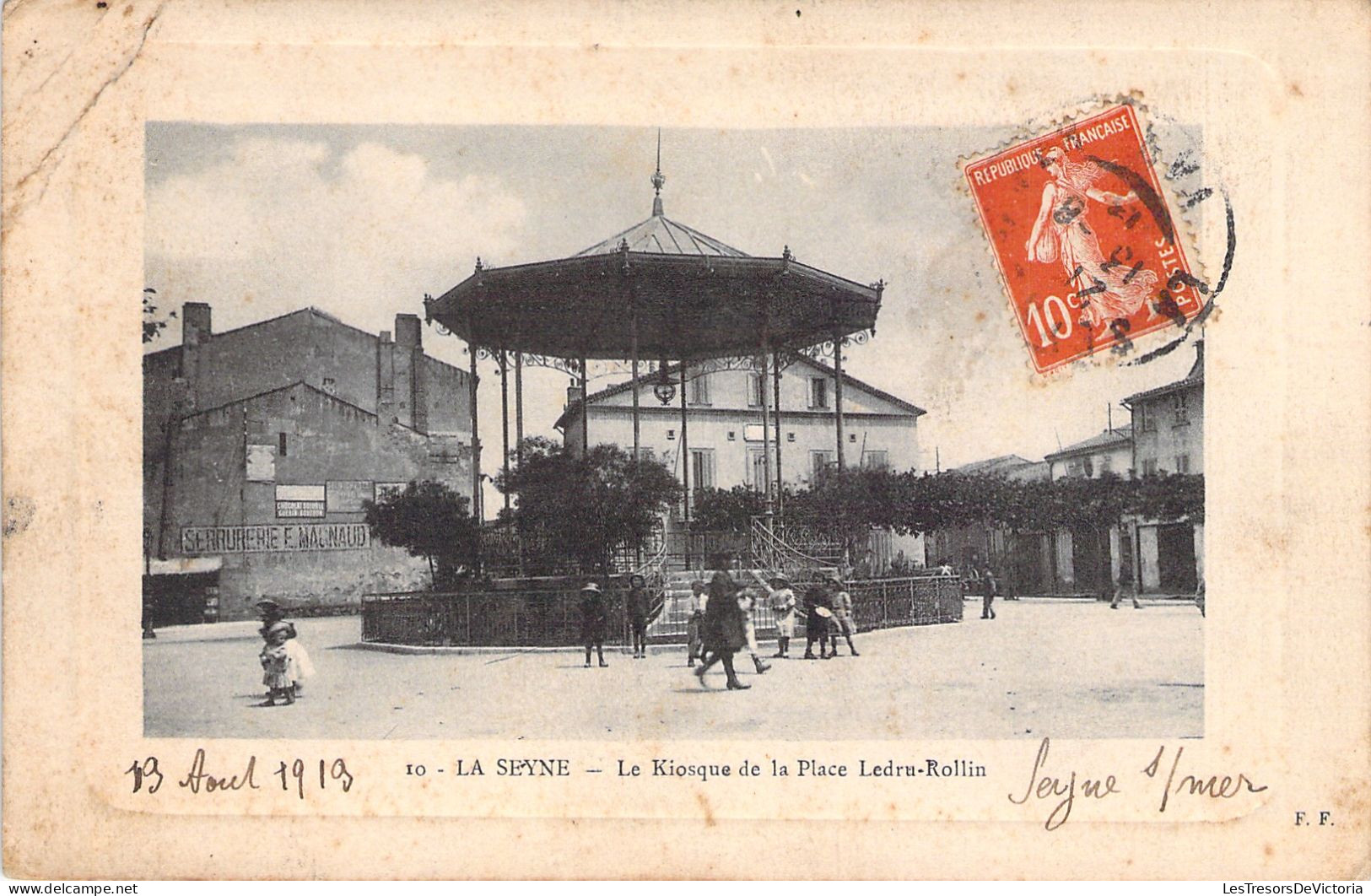 FRANCE - La Seyne - Le Kiosque De La Place Ledru Rollin - Carte Postale Ancienne - La Seyne-sur-Mer