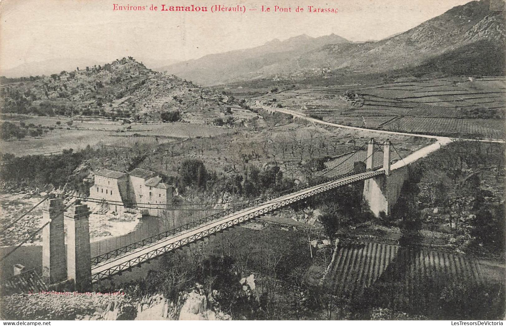 FRANCE - Environs De Lamalou - Le Pont De Tarassac - Carte Postale Ancienne - Lamalou Les Bains