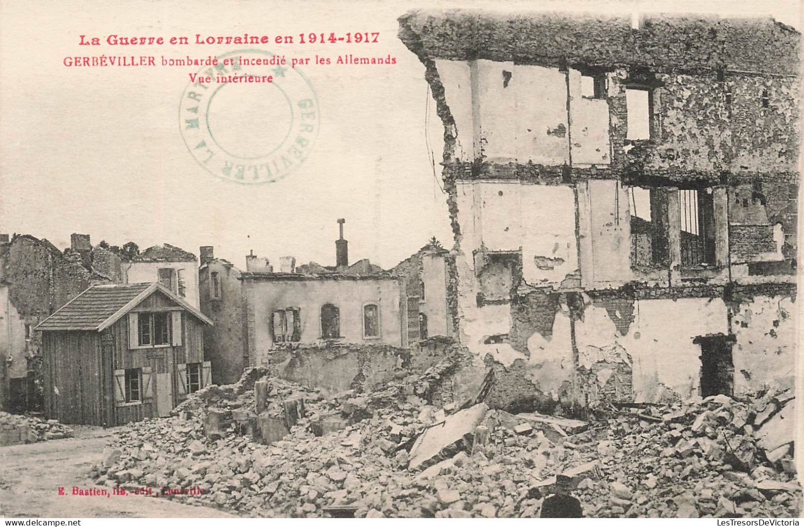 FRANCE - Gerbeviller - Gerbeviller Bombardé Et Incendié Par Les Allemands - Vue Intérieure - Carte Postale Ancienne - Gerbeviller