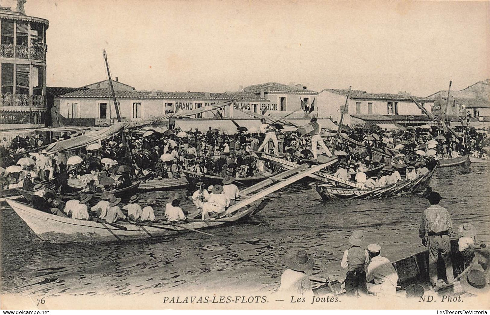 FRANCE - Palavas Les Flots - Les Joutes - Carte Postale Ancienne - Palavas Les Flots