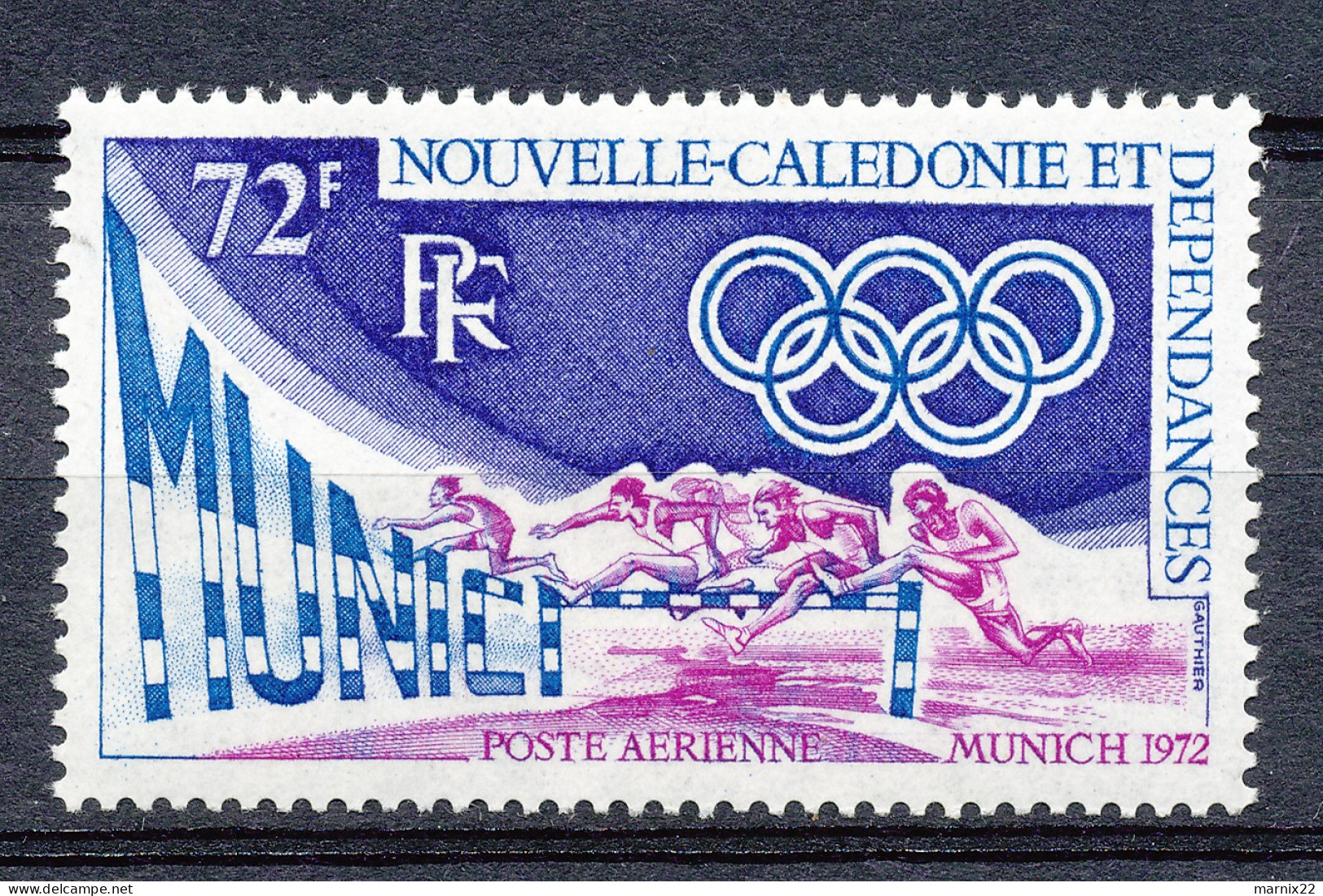 NOUVELLE CALEDONIE ET DEPENDANCES 1972 - OLYMPIC GAMES MÜNCHEN                                                     Hk629 - Neufs